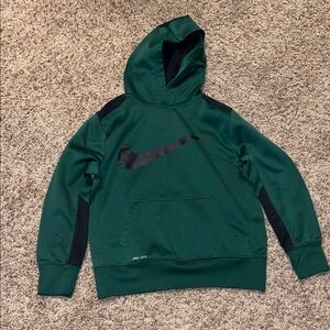 Nike Green and Black Hoodie